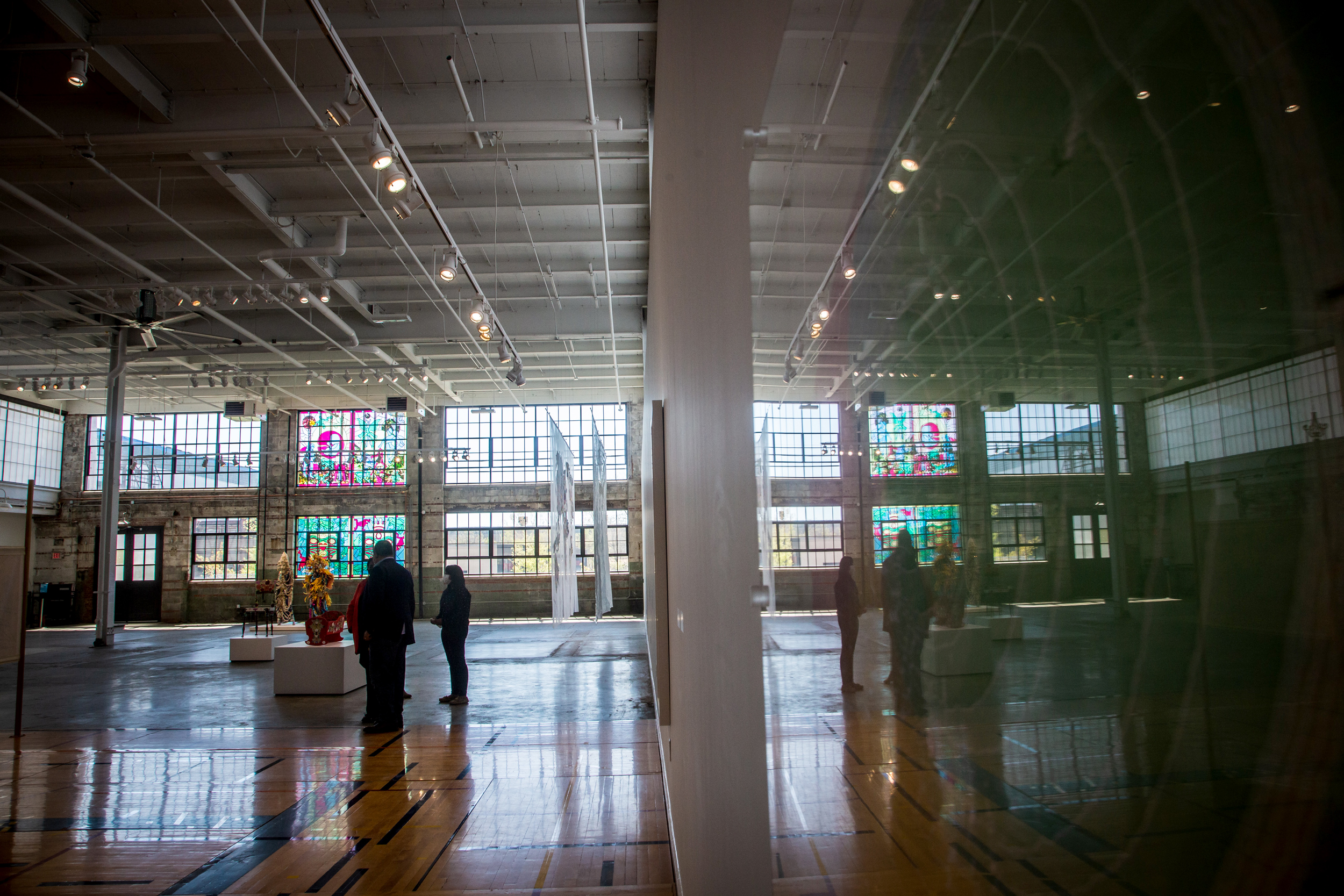 artistic photo of the museum setting